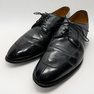 Allen Edmonds Delray Men’s Black Leather Split-Toe Oxford Dress Shoes Size 12 D
